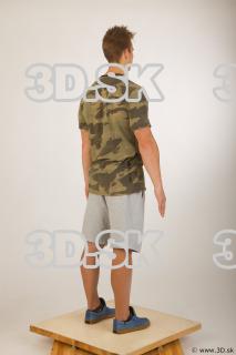 Whole body army tshirt light gray shorts of Timothy 0006